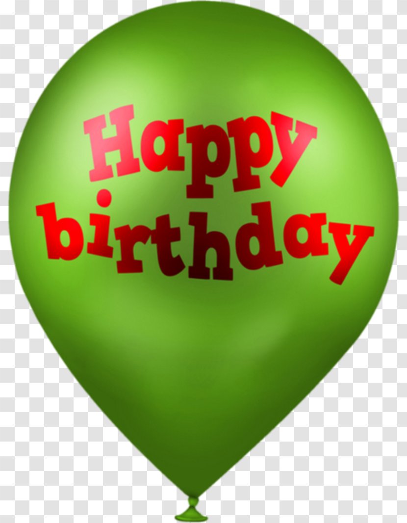 Balloon Happy Birthday Happiness Green Transparent PNG