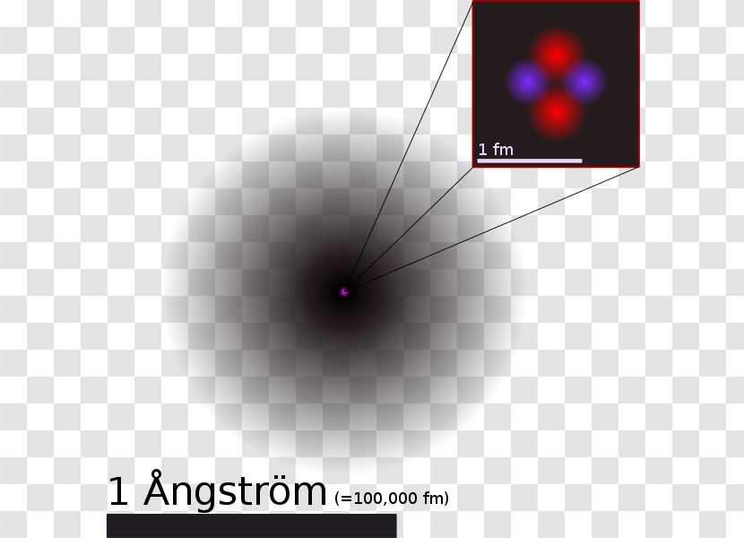 Atomic Theory Nucleus Electron Atómový Obal - Helium Atom Transparent PNG