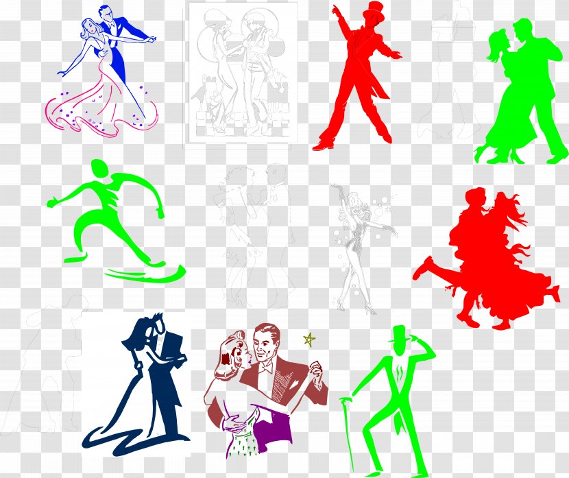 Dancesport Jazz Dance - Artwork - National Standard Of All Kinds Dancers Transparent PNG