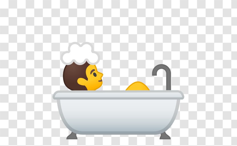 Smiley Emoji - Bathing - Bathtub Rubber Ducky Transparent PNG