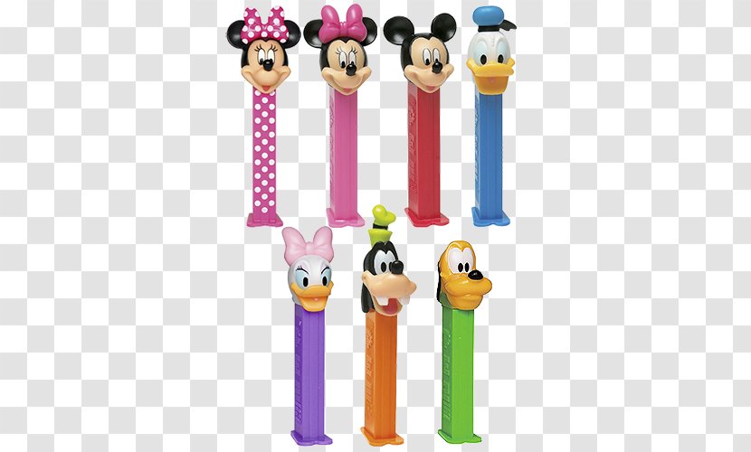 Pez Mickey Mouse Minnie Donald Duck Candy - And Friends Transparent PNG