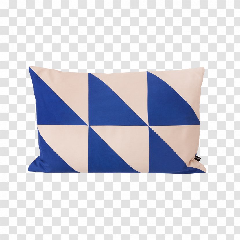 Cushion Couch Pillow Foot Rests Blue - Ferm Living Aps Transparent PNG
