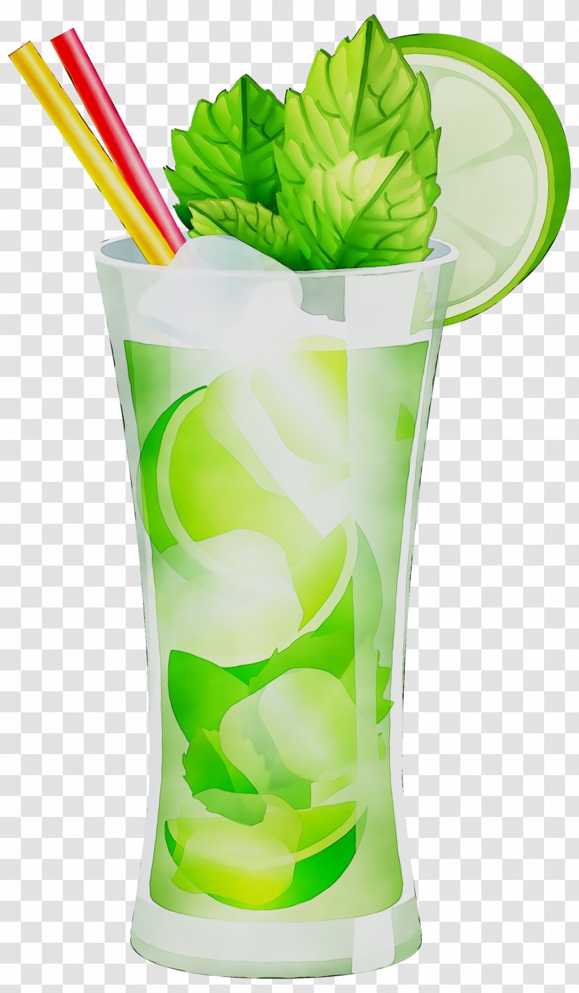 Champagne Cocktail Mojito Drink - Celery - Drinking Straw Transparent PNG