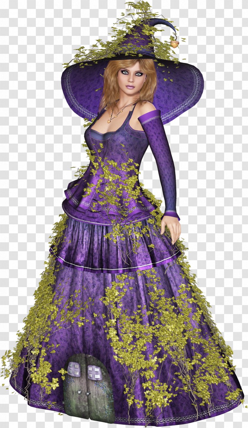 Gown Costume Design Dress - Purple Transparent PNG