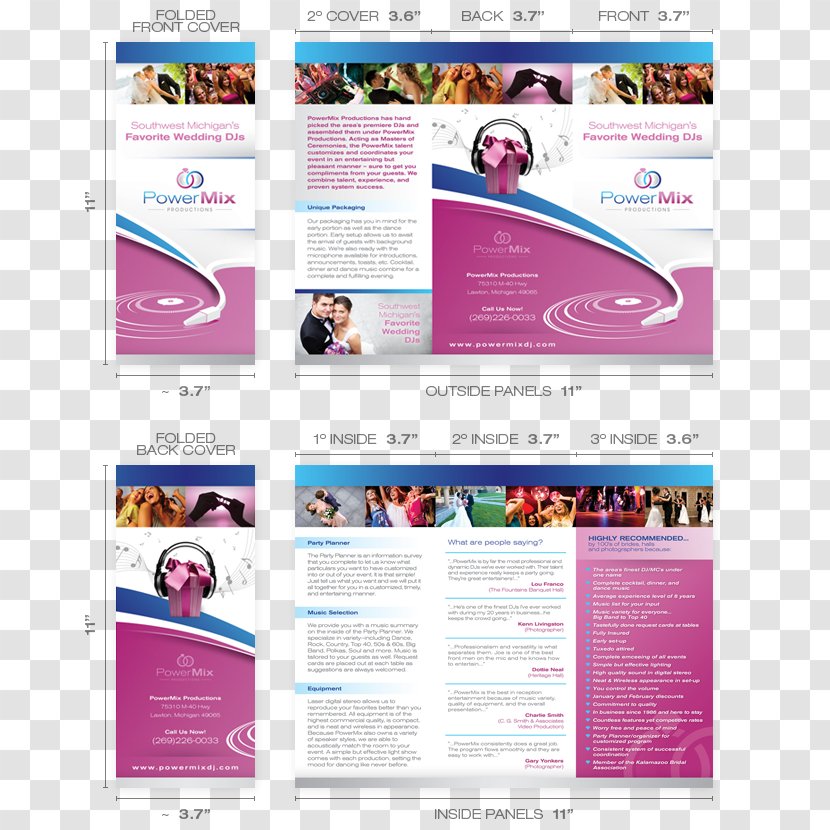Brochure Flyer Template Publishing Printing - Pamphlet - Design Transparent PNG