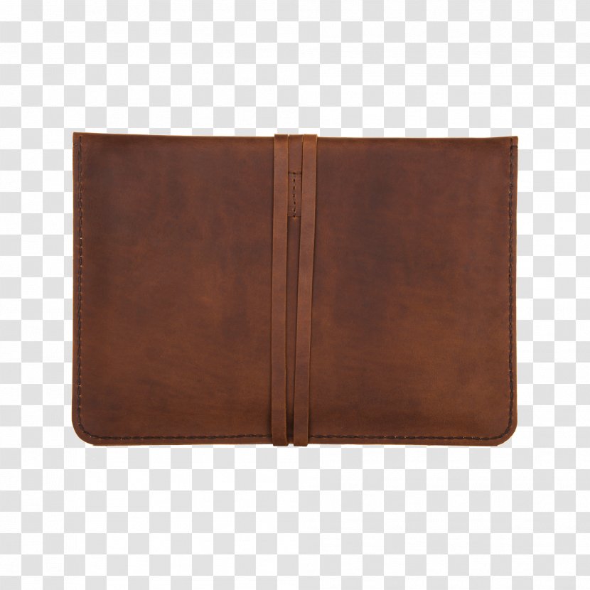 Wallet Brown Caramel Color Leather Product - Macbook Back Transparent PNG