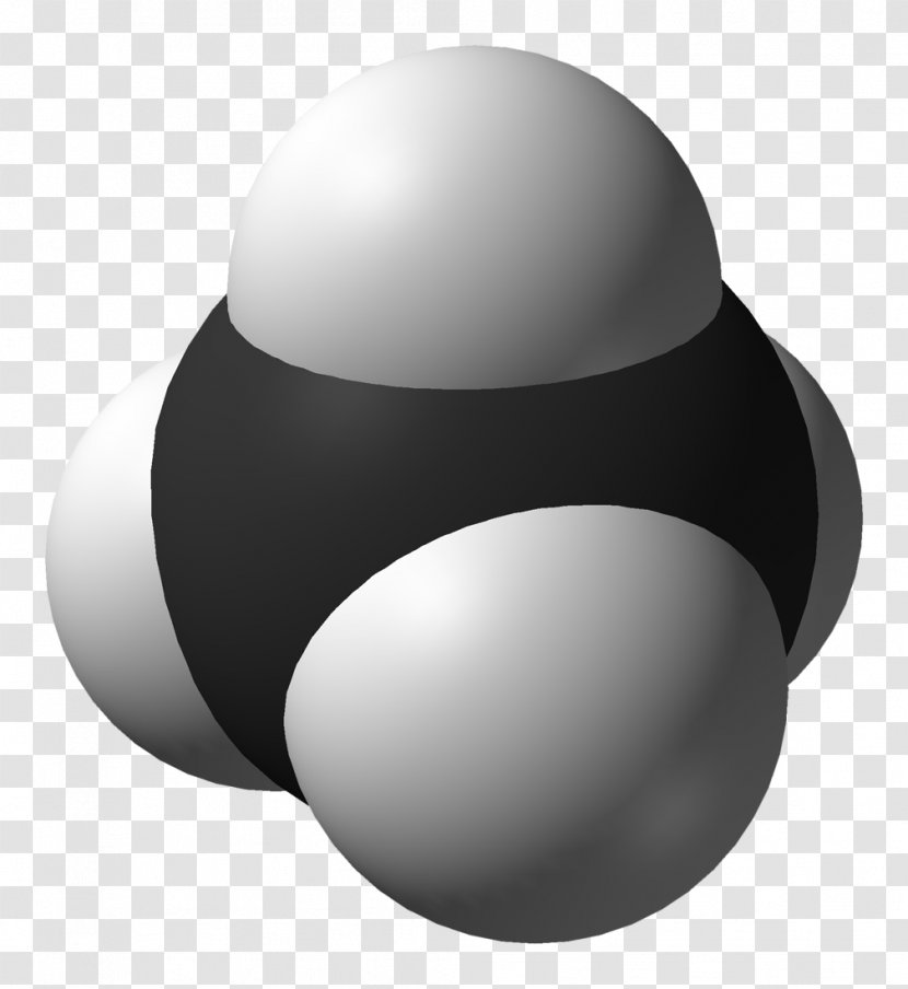 Methane Molecule Hydrocarbon Atomic Orbital Natural Gas - Chemical Bond - Microwave Transparent PNG