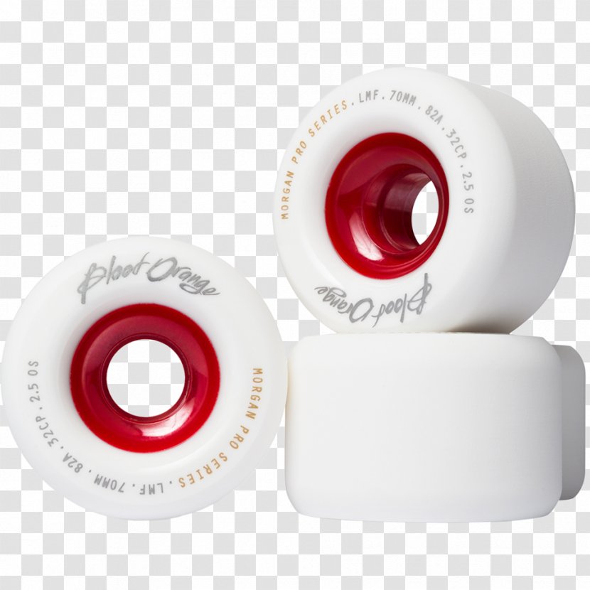 Blood Orange Skateboard Longboard Wheel - Shore Durometer Transparent PNG