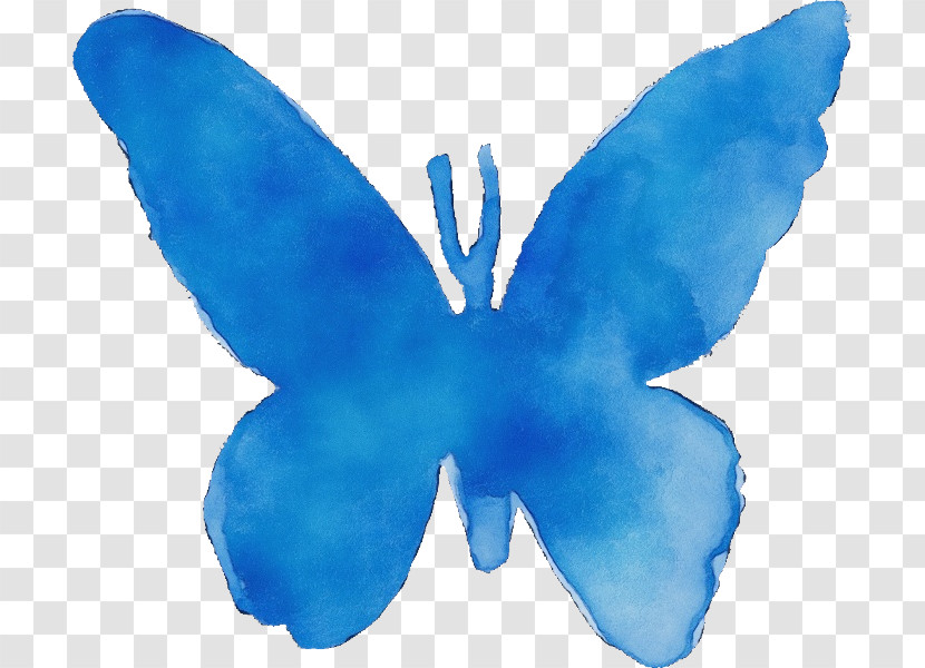 Butterflies Silhouette Watercolor Painting Logo Swallowtail Butterfly Transparent PNG