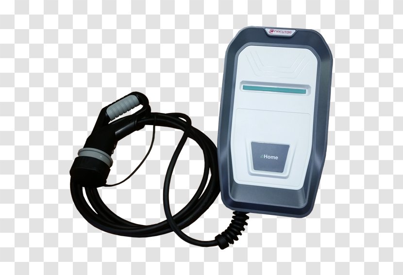 Battery Charger Electric Vehicle Car - Electrical Load - Mennekes Transparent PNG