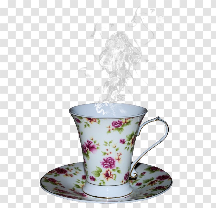 Turkish Coffee Espresso Cafe - Watercolor - Pattern Glass Transparent PNG