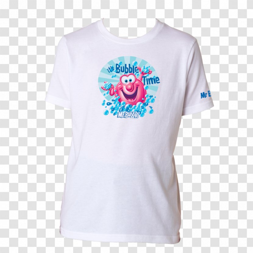 T-shirt Sleeve Bluza Logo Font - Pink - Kids Bubble Transparent PNG