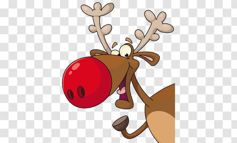 Reindeer Santa Claus - Deer Transparent PNG