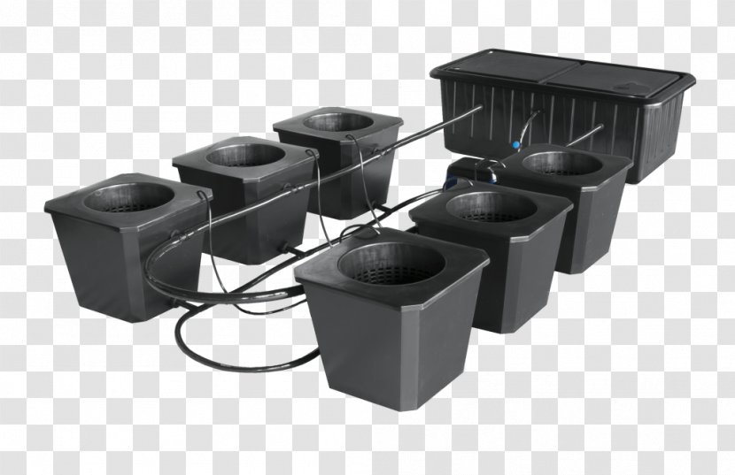 SuperCloset Bubble Flow Buckets Hydroponics Ebb And BubbleFlow Bucket Hydroponic Grow System Transparent PNG
