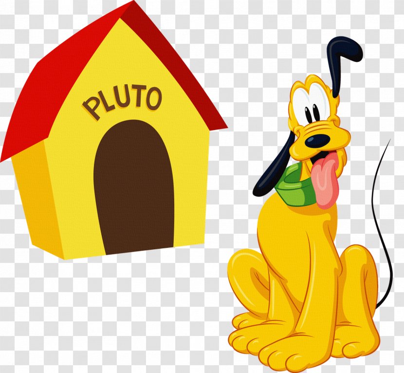 Pluto Mickey Mouse Minnie Donald Duck Cartoon - Yellow - Disney Transparent PNG