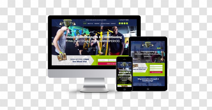 Strength And Conditioning Coach Responsive Web Design Innovative & Conditioning,inc Physical Fitness Transparent PNG