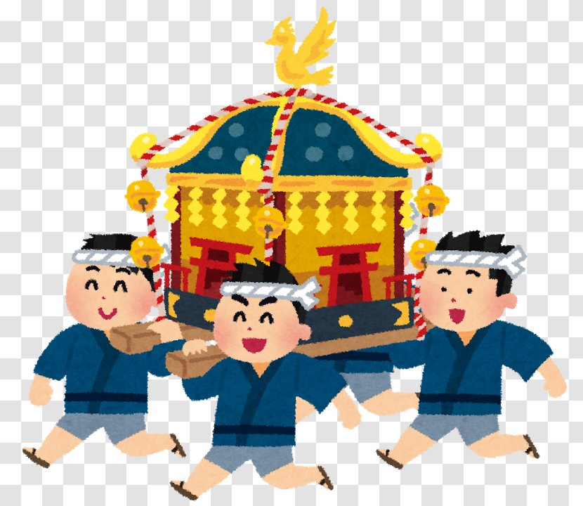 Hōnen Matsuri Mikoshi Hokkaido Shrine Festival Shinto - Neighborhood Association - People. Transparent PNG