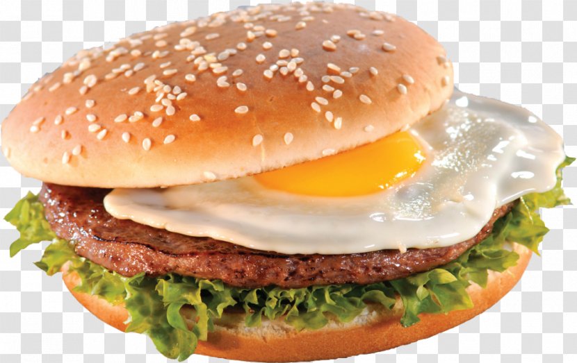 Hamburger Cheeseburger Breakfast Sandwich Fast Food - Patty Transparent PNG