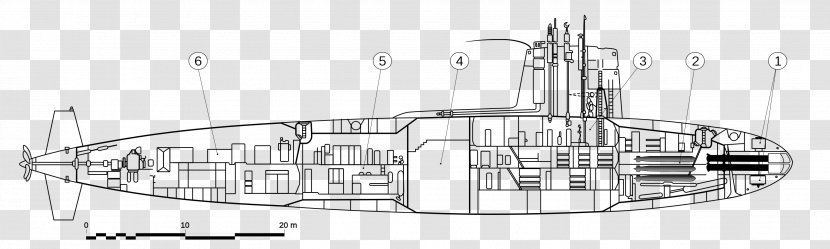 Skipjack-class Submarine United States Navy Attack USS Scorpion (SSN-589) - Military - 3d Fruits Sketch Transparent PNG