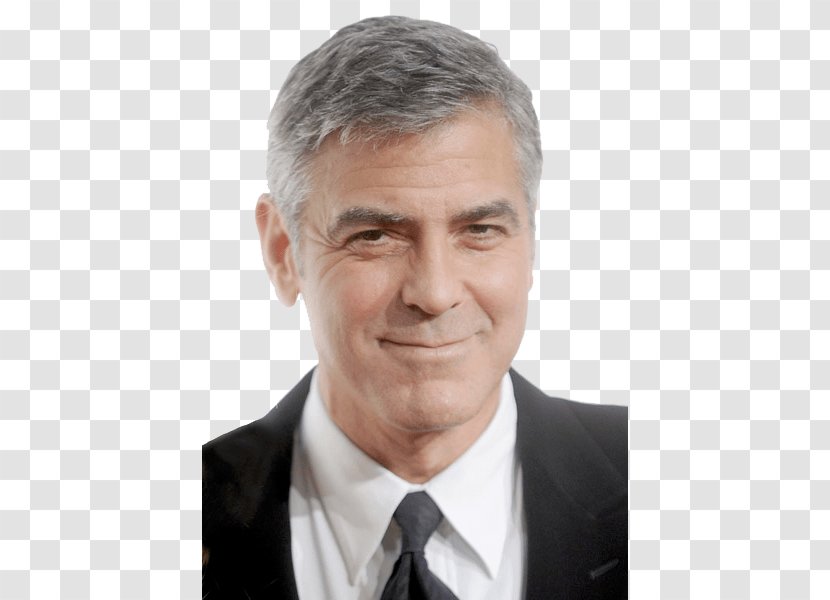George Clooney Hairstyle Fashion - Hair - Smiling Transparent PNG