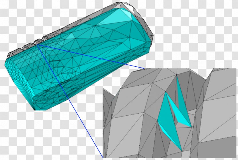 COMSOL Multiphysics Tetrahedron Delaunay Triangulation Angle Image-based Meshing - Geometric Mesh Transparent PNG