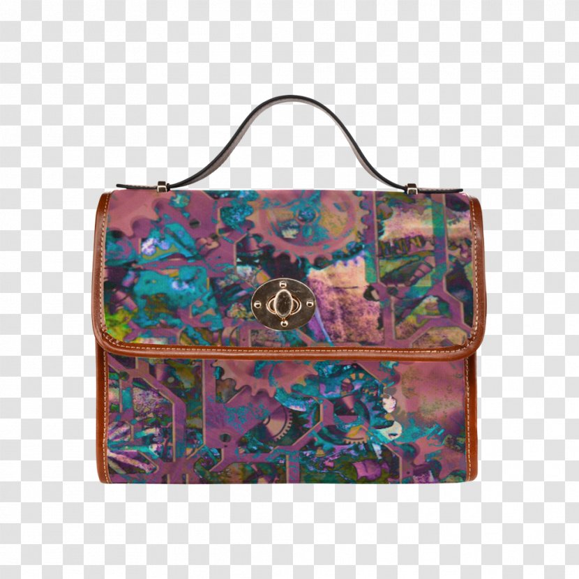 Abstract Art Messenger Bags Turquoise Rectangle - Bag - Handbag Watercolor Transparent PNG