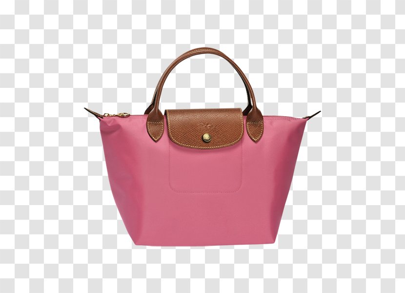 Longchamp Pliage Handbag Tote Bag - Nylon Transparent PNG
