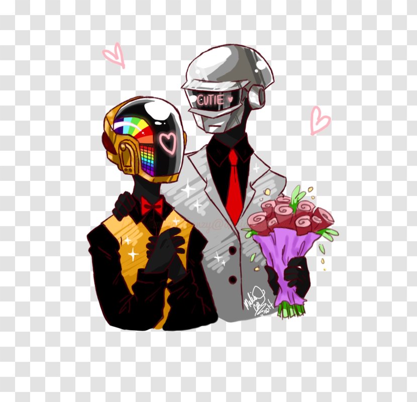 Daft Punk Art Funk Vocoder - Heart Transparent PNG