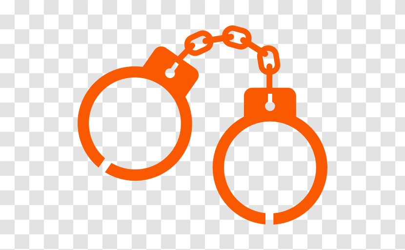 Handcuffs Police Officer Arrest Clip Art - Body Jewelry Transparent PNG