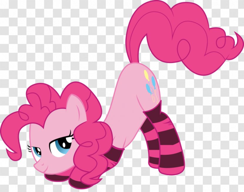 Pony Pinkie Pie Applejack Sock Knee Highs - Heart - Tree Transparent PNG