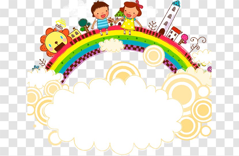 Child Stock Illustration Clip Art - Text - Rainbow Bridge Transparent PNG