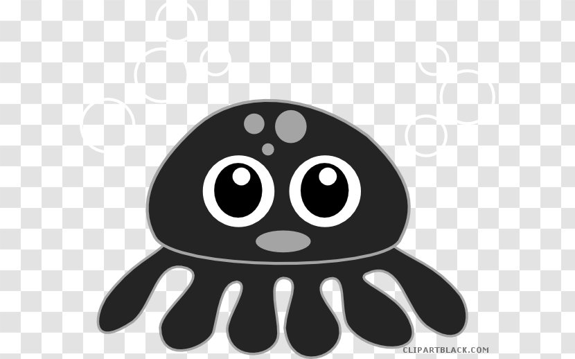 Octopus Clip Art Image Transparency - Cuteness - Cute Thank You Animals Transparent PNG