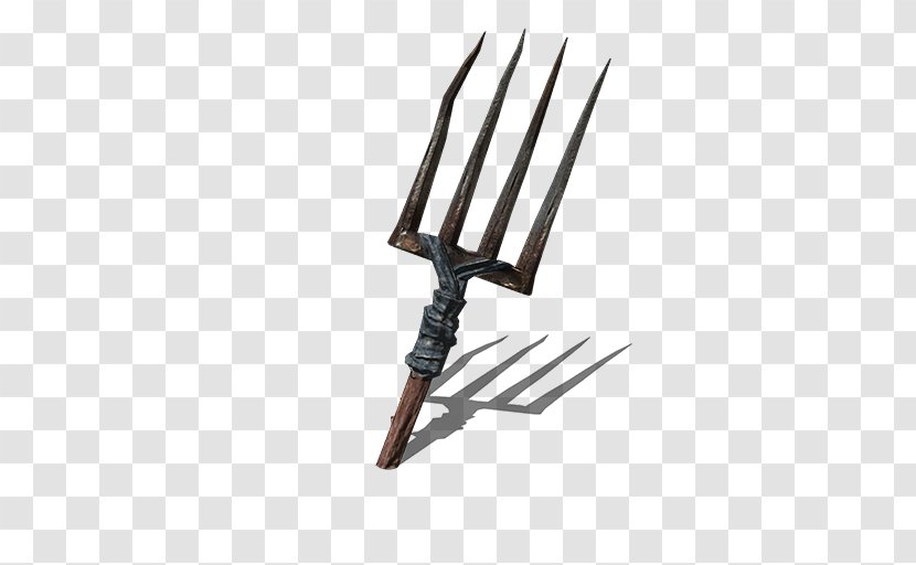 Dark Souls III Weapon Plough Gardening Forks - Pitchfork Transparent PNG