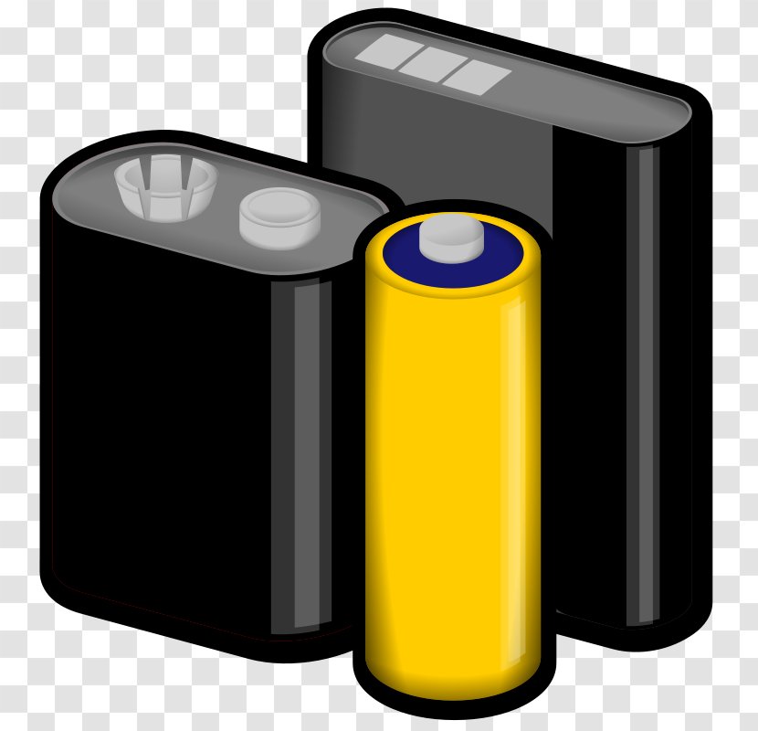Nine-volt Battery Clip Art - Electronics Accessory - Clipart Transparent PNG