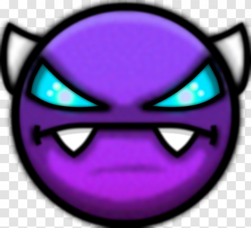 Geometry Dash Shadow Demon Thepix - Smile Transparent PNG