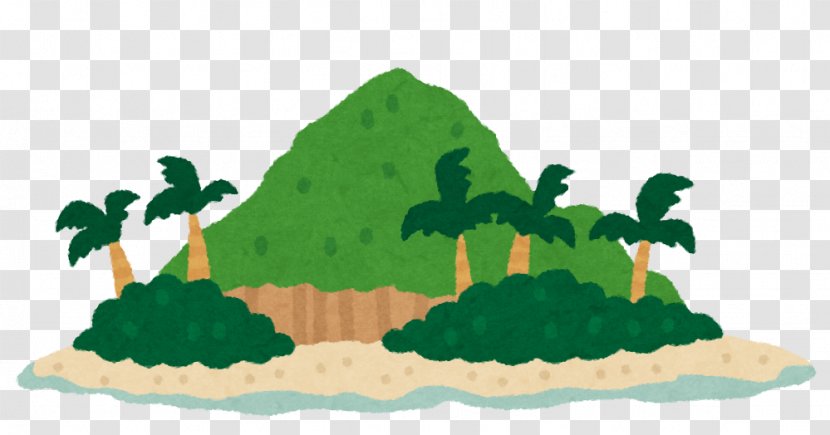 いらすとや Desert Island Phi Islands 遭難 Illustrator - Leaf - Kojima Transparent PNG