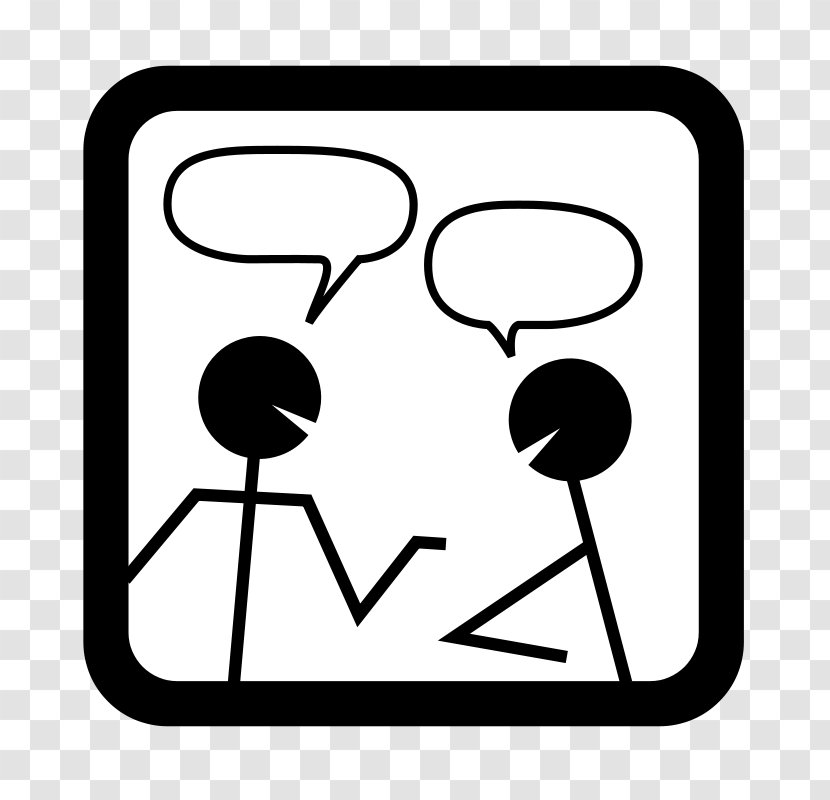 Online Chat Smiley Icon - Communication - Confused Stick Figure Transparent PNG