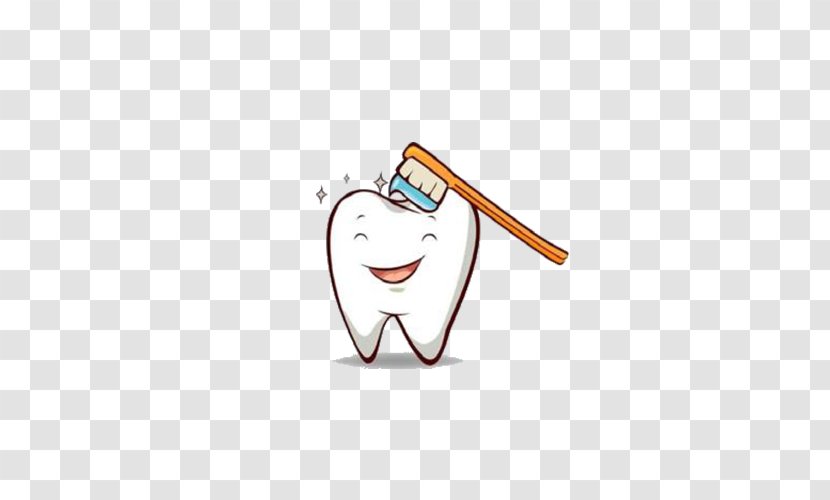 Tooth Brushing Dentistry Clip Art - Heart - Cartoon Teeth Transparent PNG