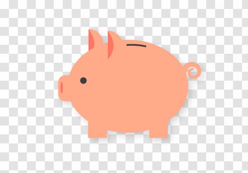 Domestic Pig Piggy Bank Transparent PNG