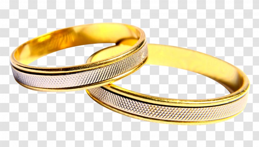 Wedding Ring Clip Art - Yellow - Rings Transparent PNG