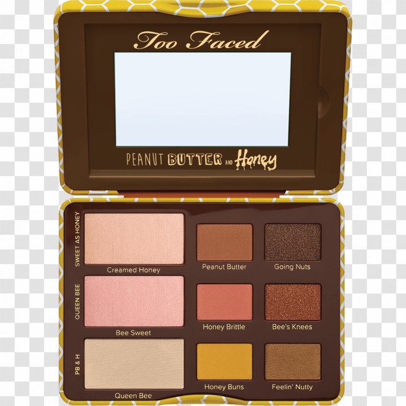 Peanut Butter And Jelly Sandwich Too Faced & Eye Shadow Palette Chocolate Bar Honey Collection Chip Cookie Transparent PNG