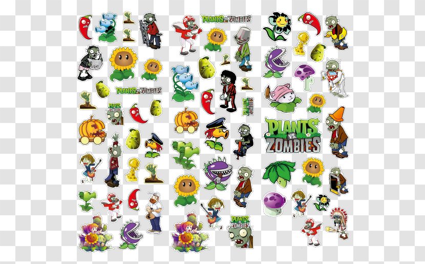 Plants Vs. Zombies: Garden Warfare Zombies Heroes - Flower - Sticker Transparent PNG