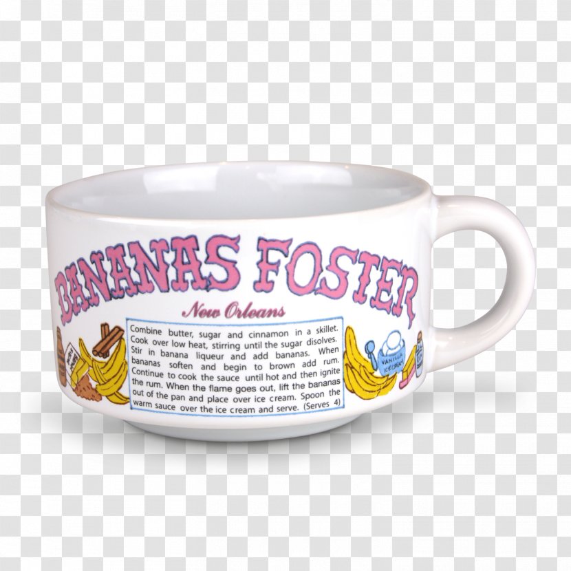 Coffee Cup Bananas Foster Gumbo Bisque Red Beans And Rice - Chef - Mug Transparent PNG