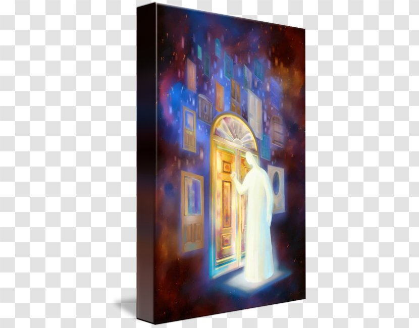 Painting Modern Art Space Architecture - Canvas Stand Transparent PNG