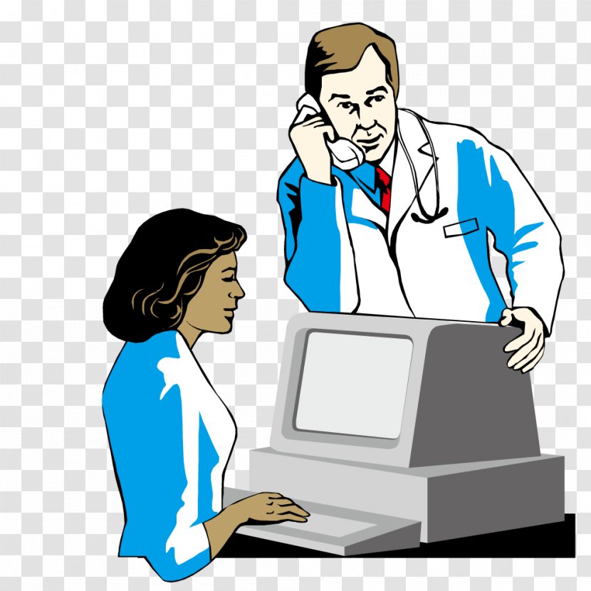 Cartoon Illustration - Profession - Call Doctor Transparent PNG