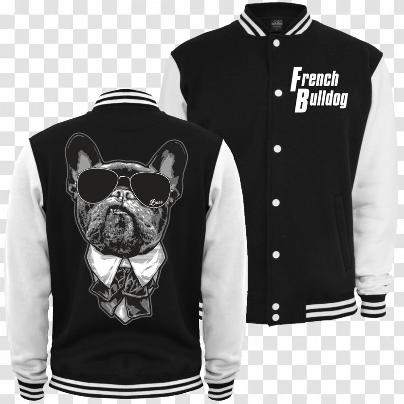 French Bulldog T-shirt Jacket White - Shirt Transparent PNG