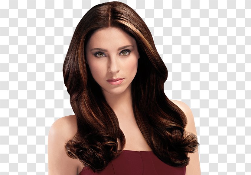 Nina Dobrev The Vampire Diaries Elena Gilbert Wig Brown Hair - Black Transparent PNG