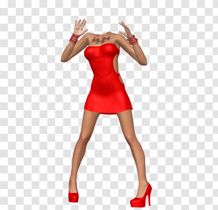 Cocktail Dress Costume Shoulder - Muscle - Uj Transparent PNG