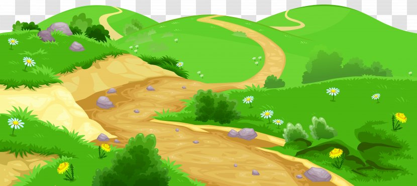 Clip Art - Meadow - Valley Ground Transparent Image Transparent PNG