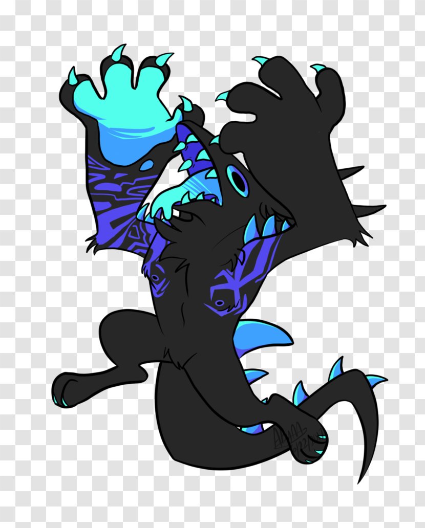 Clip Art Illustration Animal - Mythical Creature - Dragon Ink Transparent PNG